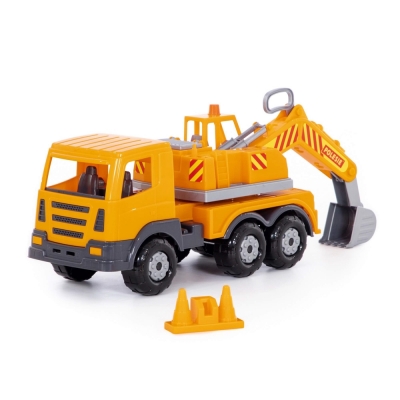 Camion-excavator, 42,5x16,5x24,5 cm, Polesie