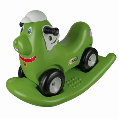 Catel balansoar 2 in 1, verde - ROBENTOYS