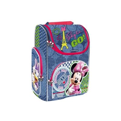 Ghiozdan - carcasa tare MINNIE. 37x27x14,5cm STARPAK