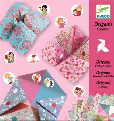 Joc creativ Initiere origami roz, Djeco