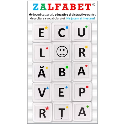 Joc educativ cu zaruri, Zalfabet