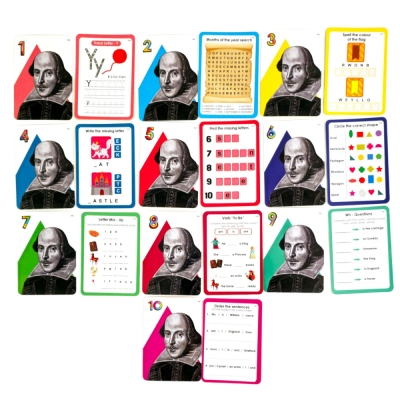 Joc lingvistic Learning Cuber - Pe urmele lui Shakespeare