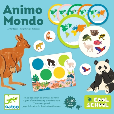 Joc educativ Loto Animo mondo, Djeco