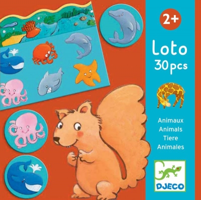 Joc Loto cu animale, Djeco