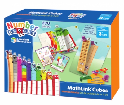 MathLinkrCubes Numberblocks in romana - Set de activitati la 11 20