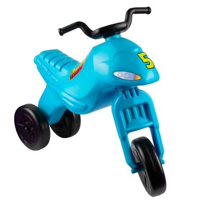 Motocicleta fara pedale, albastru deschis - ROBENTOYS