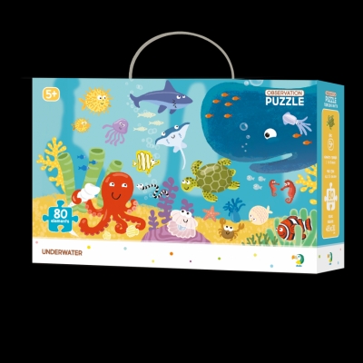 Puzzle - Animalute marine (80 piese)