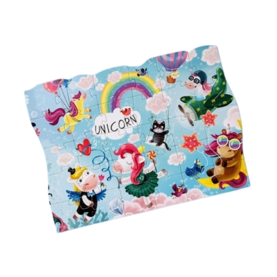 Puzzle - Aventurile magice ale unicornilor (30 piese)