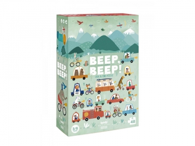 Puzzle gigant Beep Beep! Londji