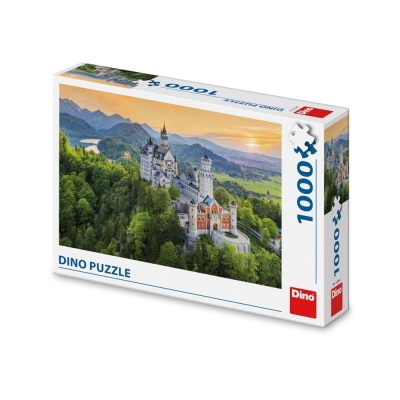 Puzzle 1000 piese, Castelul Neuschwanstein - DINO TOYS