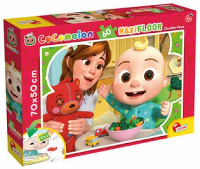 Puzzle de colorat maxi - Cocomelon la masa (60 piese)