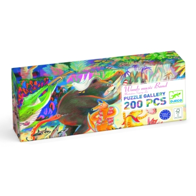 Puzzle galerie Trupa muzicala din padure, Djeco