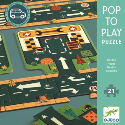 Puzzle Pop to play Drumuri, Djeco