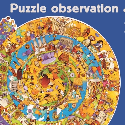 Puzzle observatie Evolutie, Djeco