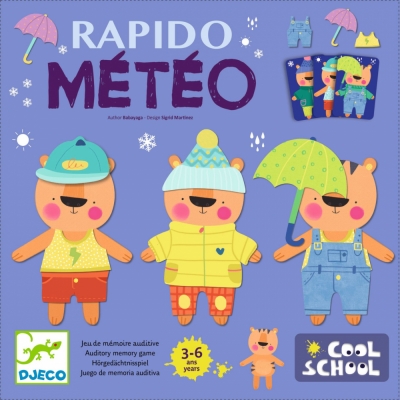 Joc de memorie Rapido Meteo, Djeco