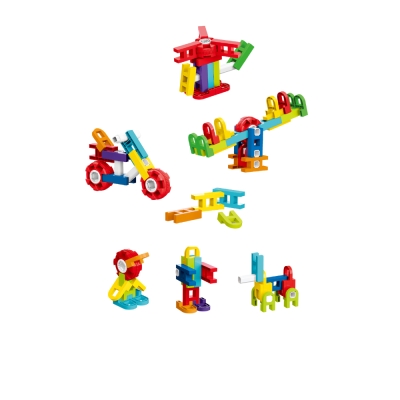 Set de constructie STEAM in cutiuta - Fun Blocks (26 piese)