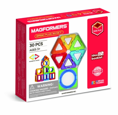 Set magnetic de construit- Magformers Basic Plus 30