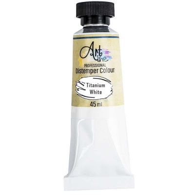 Tempera Art, ALB TITAN, 45ml, 6 buc/set - ARTLINE