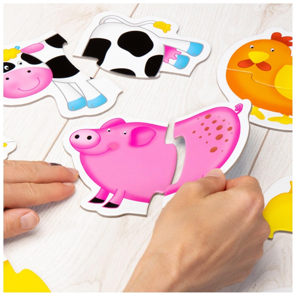 Baby Puzzle: Ferma (2 piese)