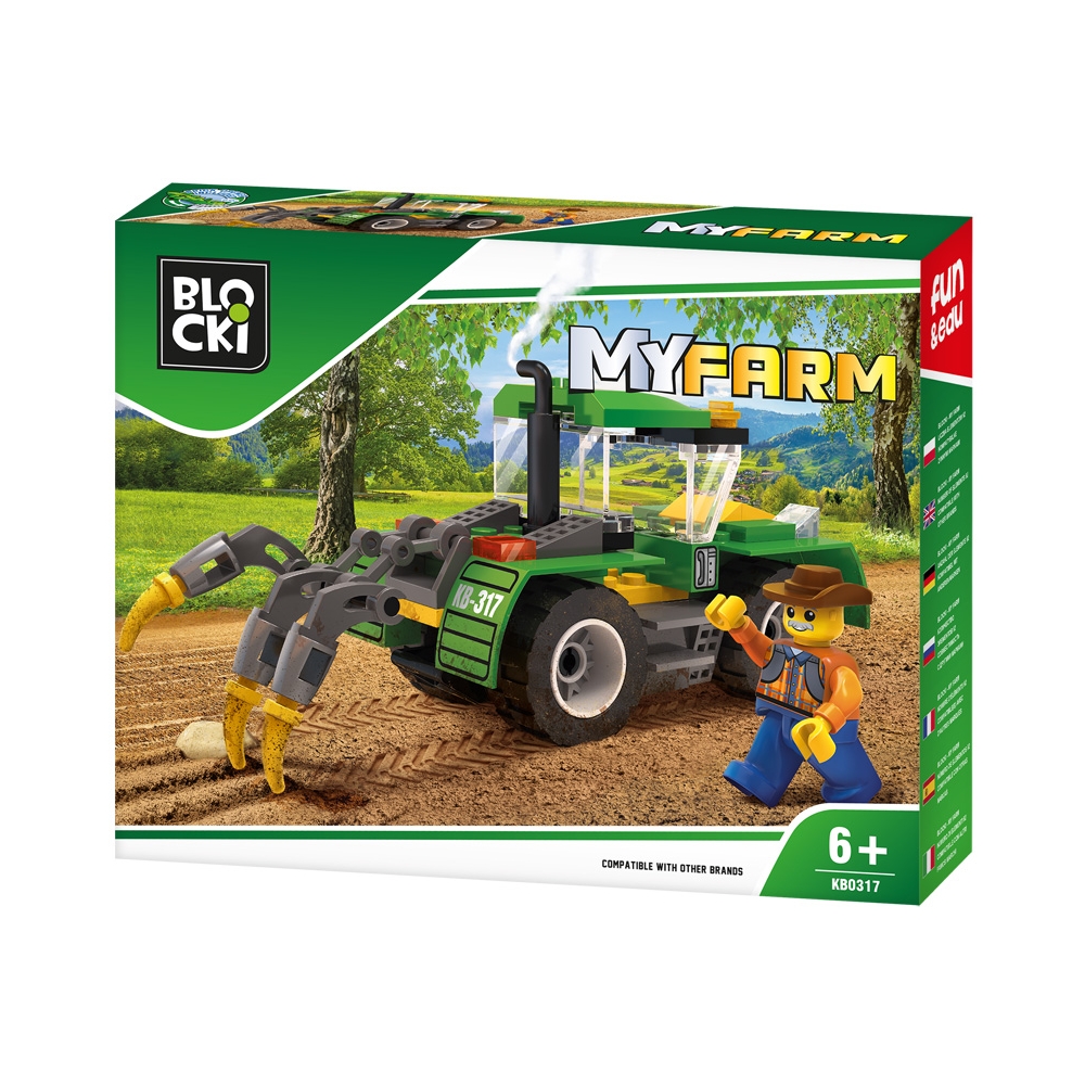 Blocki My Farm, Tractor cu plug