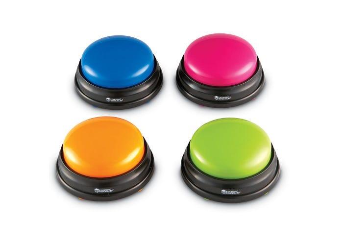 Buzzers (cu sunete pentru raspuns) - set 4 buc