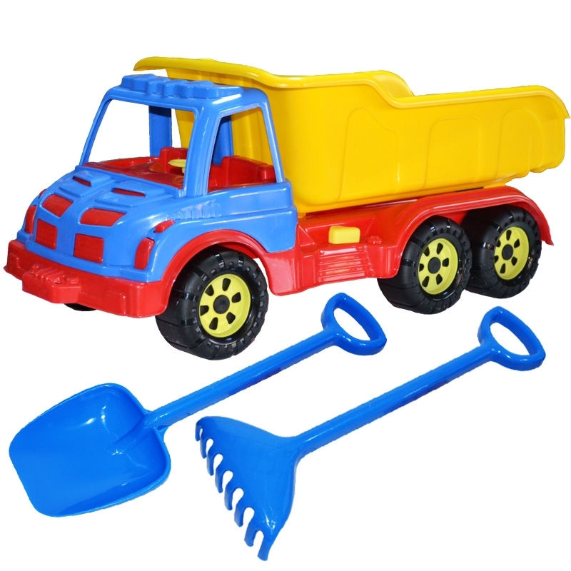 Camion 60 cm, cu lopata + grebla - ROBENTOYS