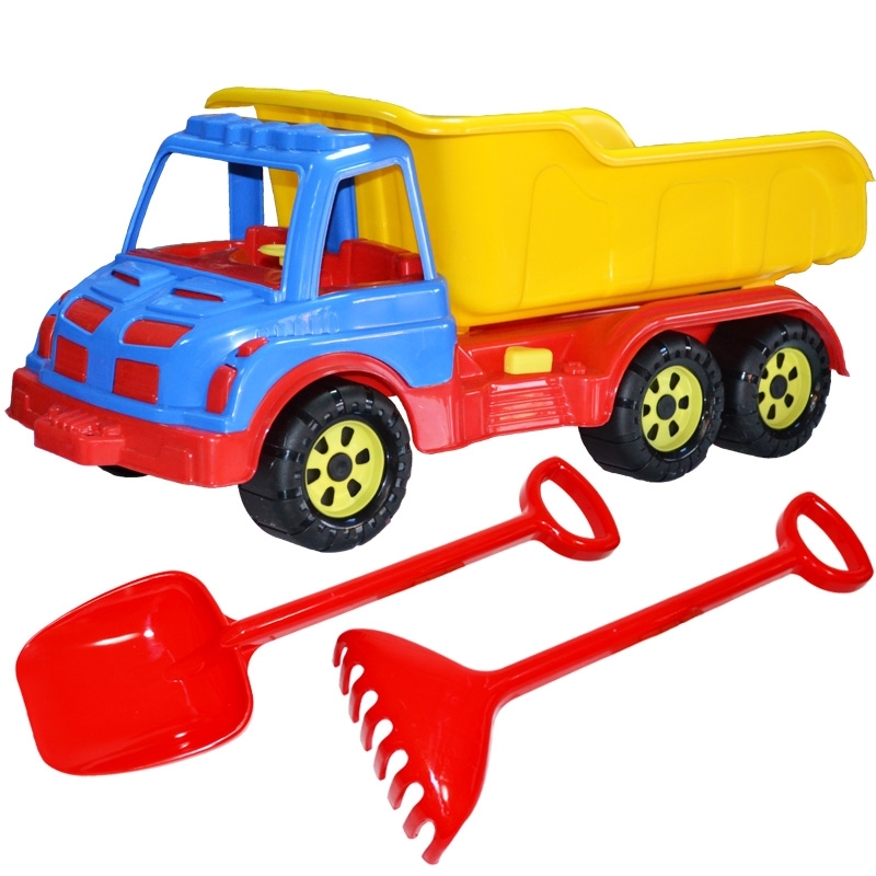 Camion 60 cm, cu lopata + grebla - ROBENTOYS