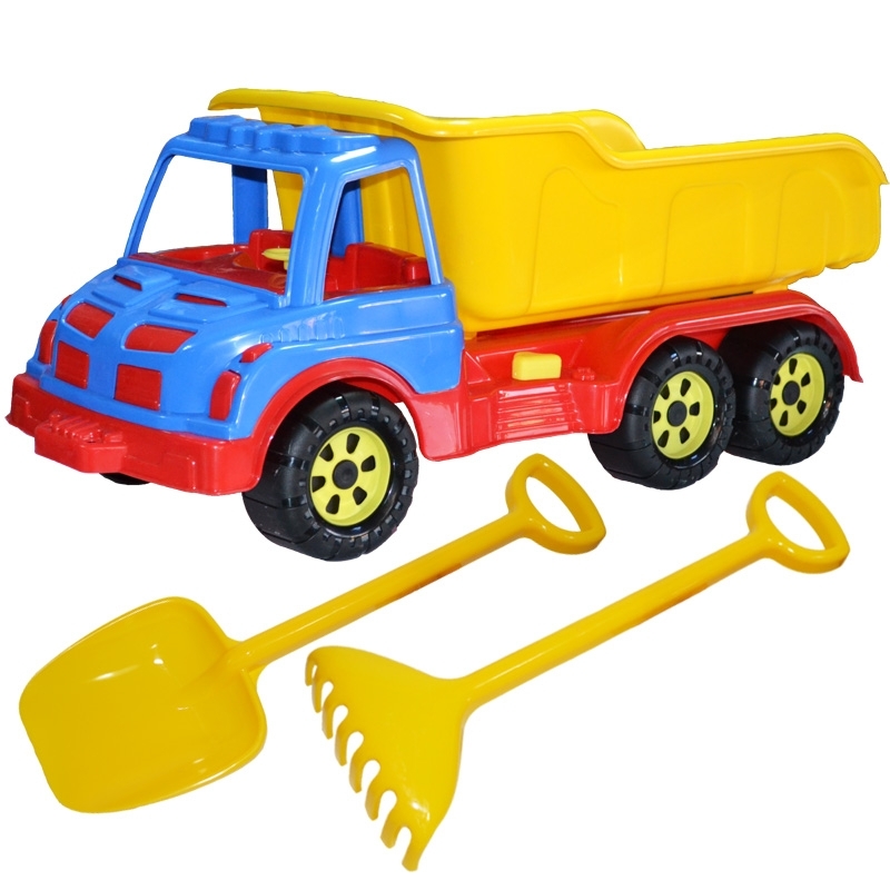 Camion 60 cm, cu lopata + grebla - ROBENTOYS