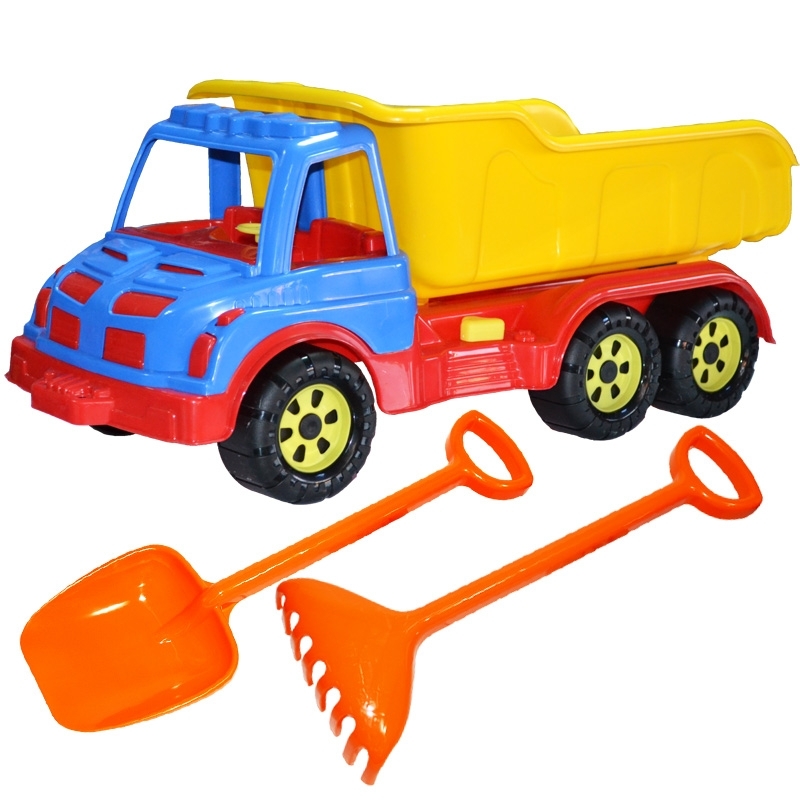 Camion 60 cm, cu lopata + grebla - ROBENTOYS