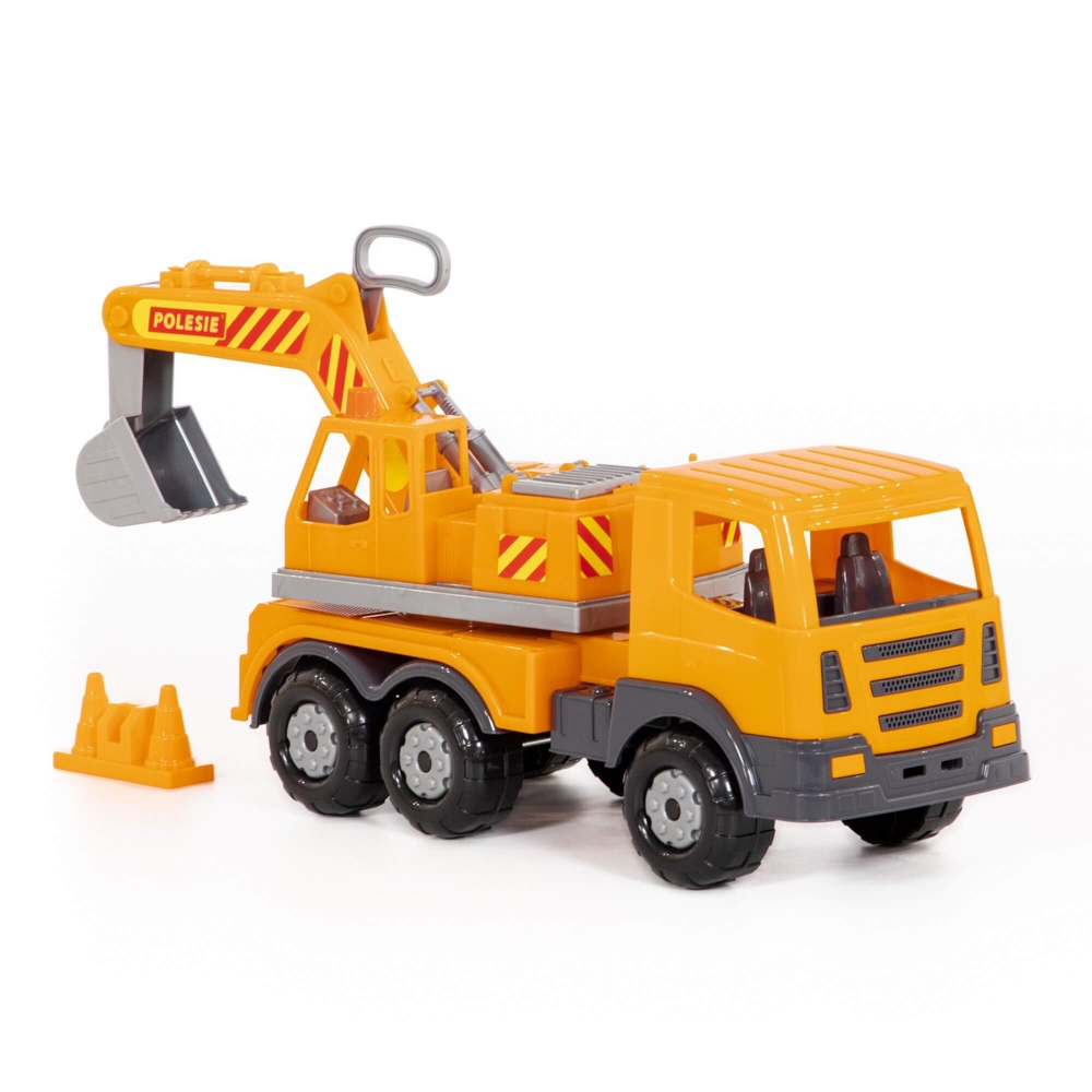 Camion-excavator, 42,5x16,5x24,5 cm, Polesie