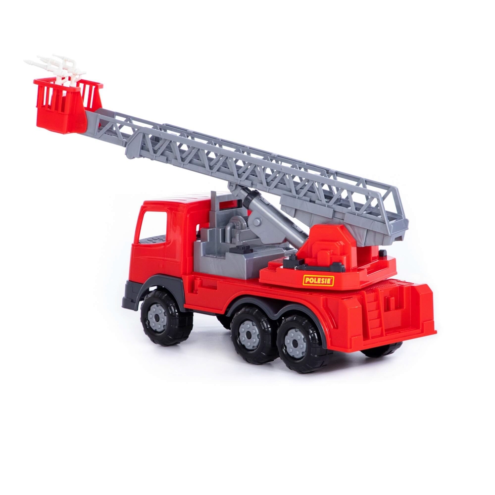 Camion pompieri + elevator - Supertruck, 45x16.5x26 cm, Polesie