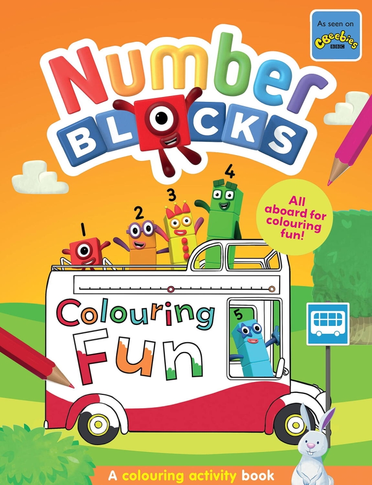 Carte cu activitati Numberblocks - Colorez & ma distrez