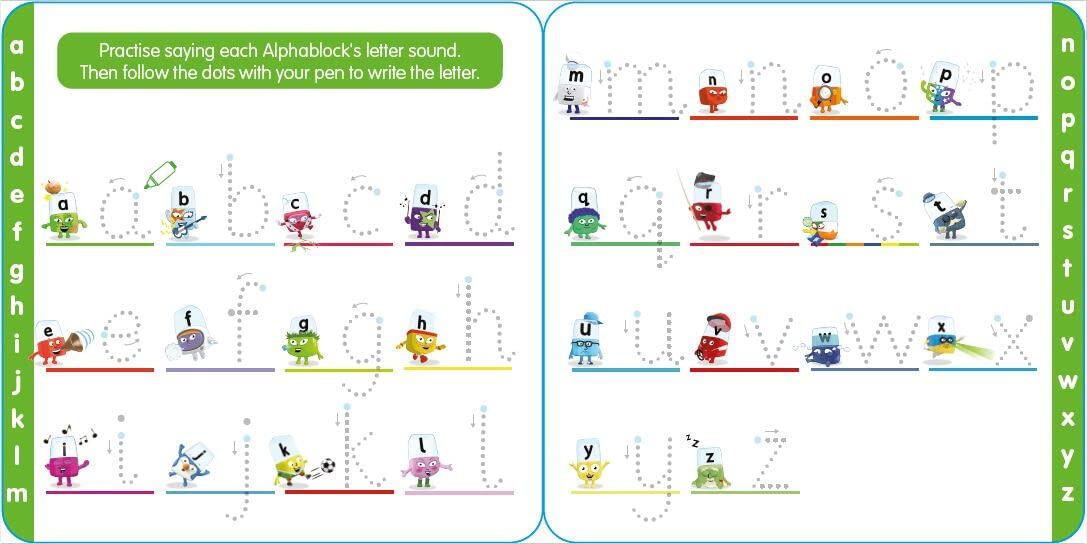 Carticica Scriu si sterg Alphablocks - Primele cuvinte