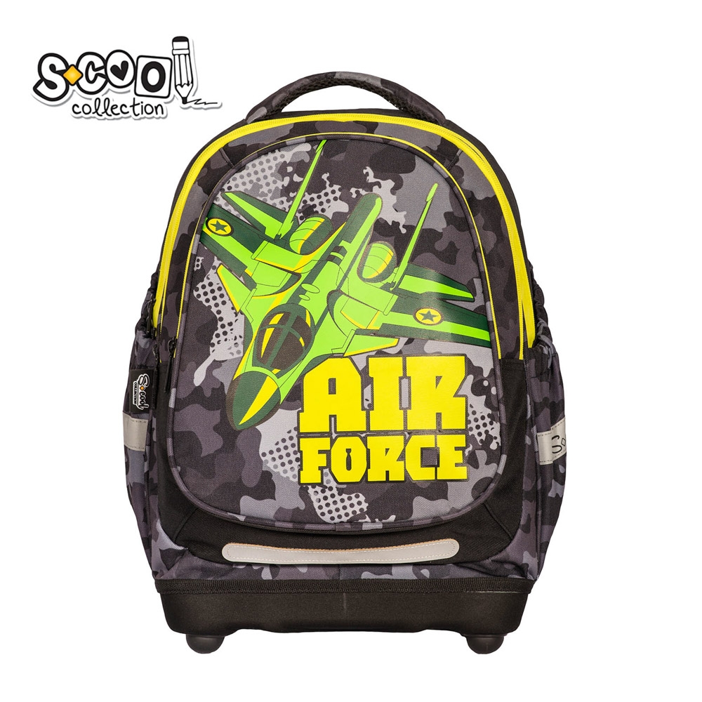 Ghiozdan anatomic AIR FORCE, 38x39x19.5 cm - S-COOL