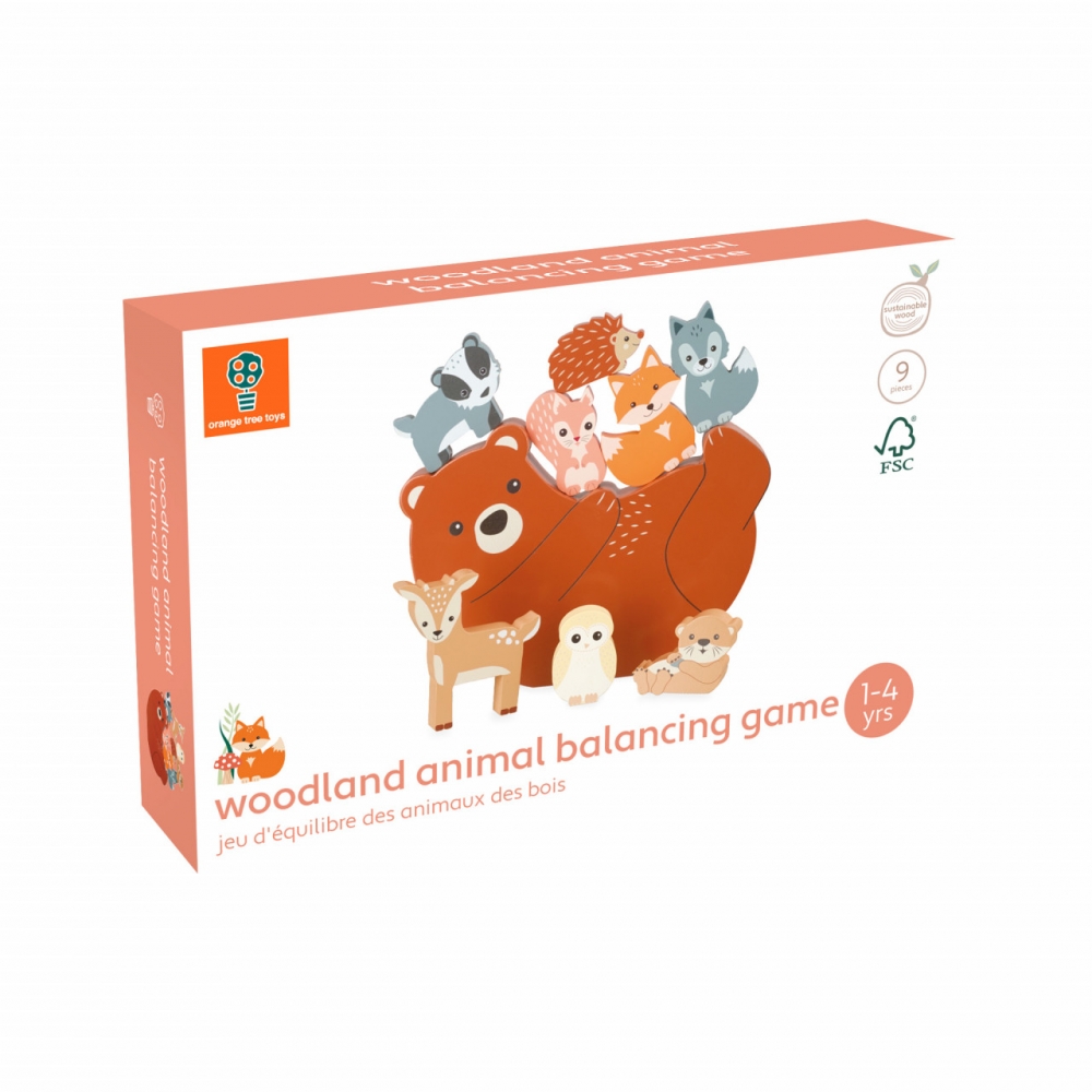 Joc de echilibru cu animale, Orange Tree Toys