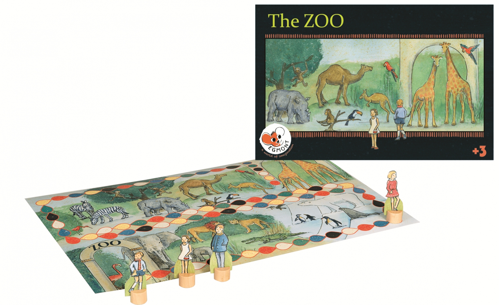 Joc animale si culori la zoo, Egmont Toys