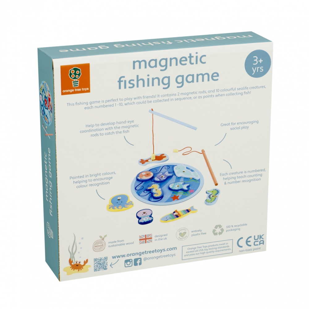 Joc magnetic de pescuit, Orange Tree Toys