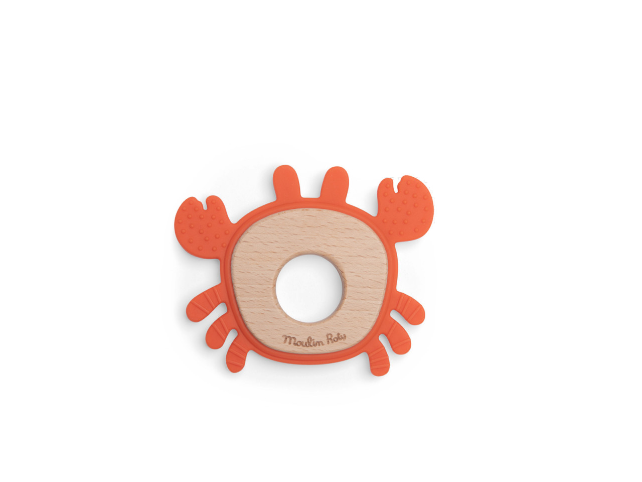 Jucarie bebe Inel de dentitie Crab, Moulin Roty