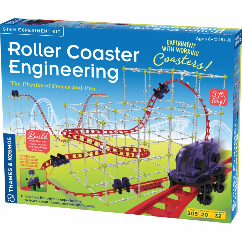 Kit STEM Inginerie pentru roller coaster. Thames & Kosmos