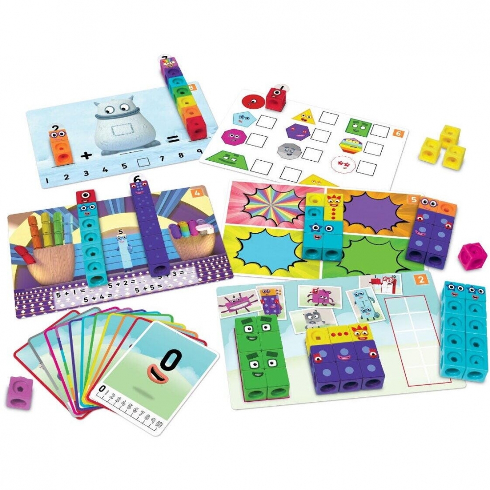 MathLinkrCubes Numberblocks in romana - Set de activitati la 1 10