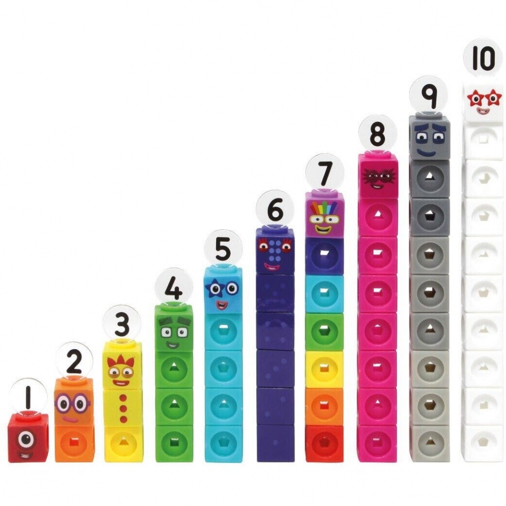 MathLinkrCubes Numberblocks in romana - Set de activitati la 1 10