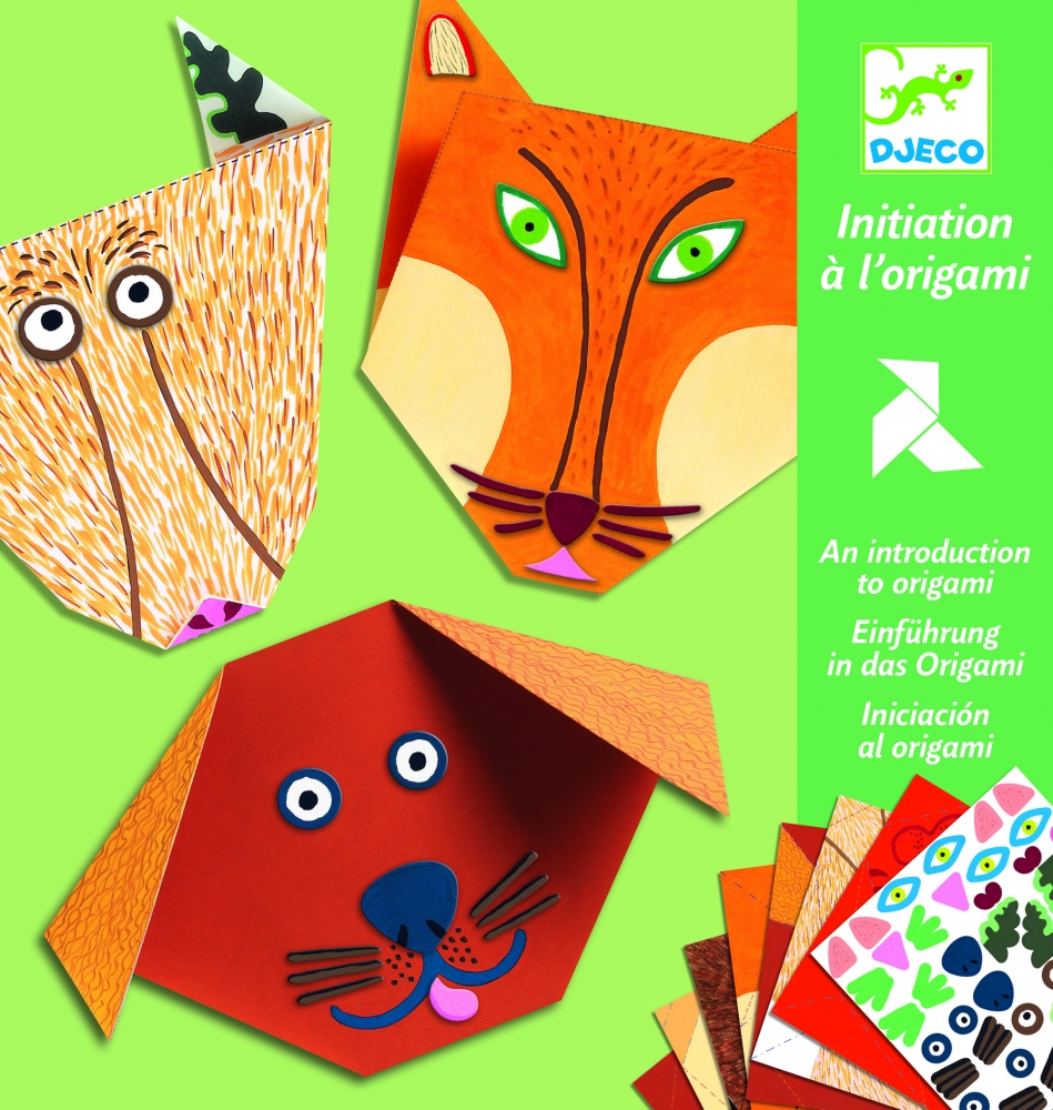 Joc creativ initiere origami Animale, Djeco