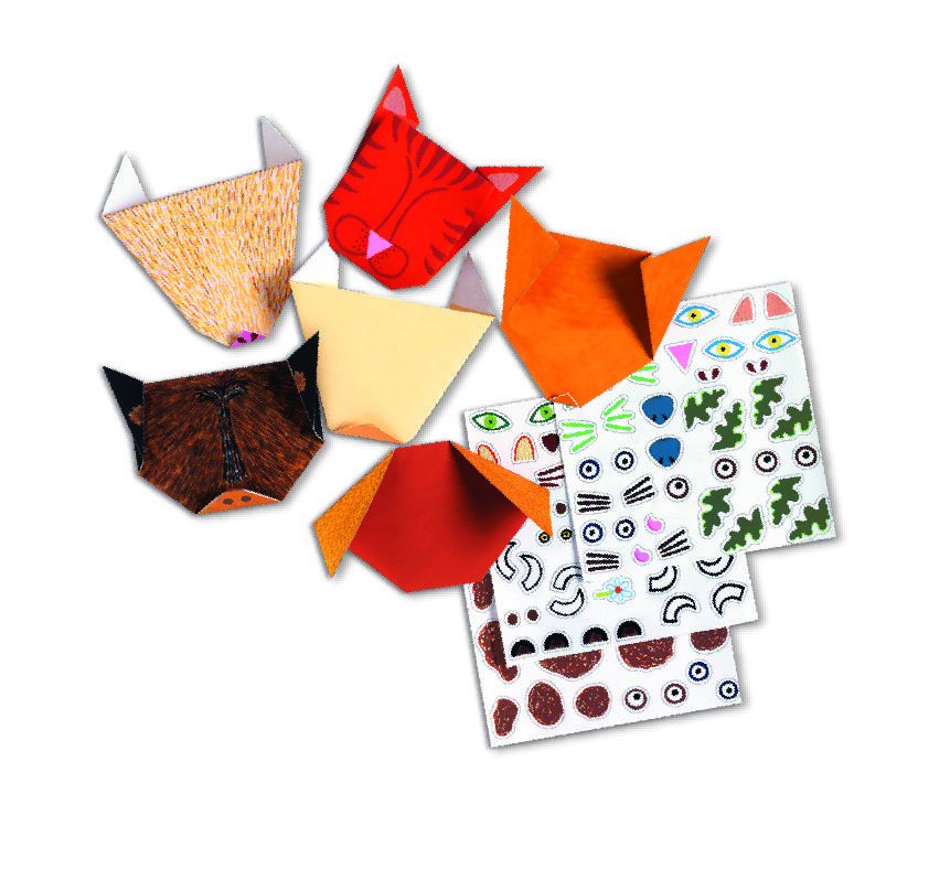 Joc creativ initiere origami Animale, Djeco