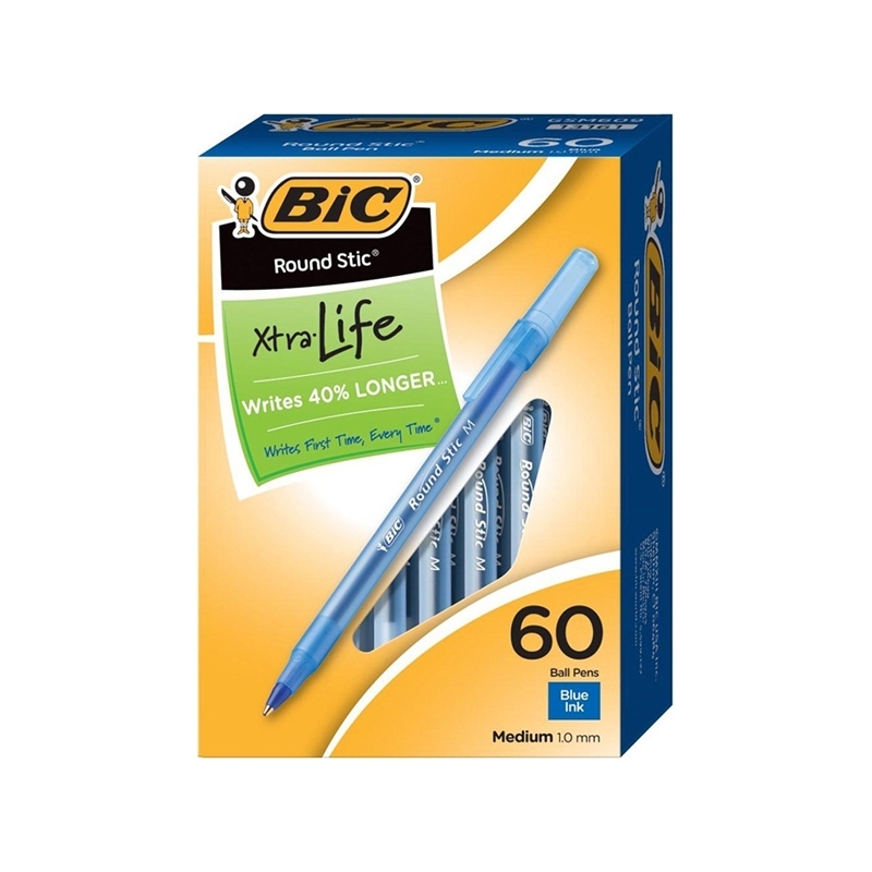 Pix Round Stic albastru 60/cutie - BIC