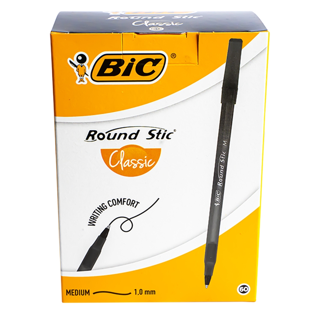 Pix Round Stic negru 60/cutie - BIC