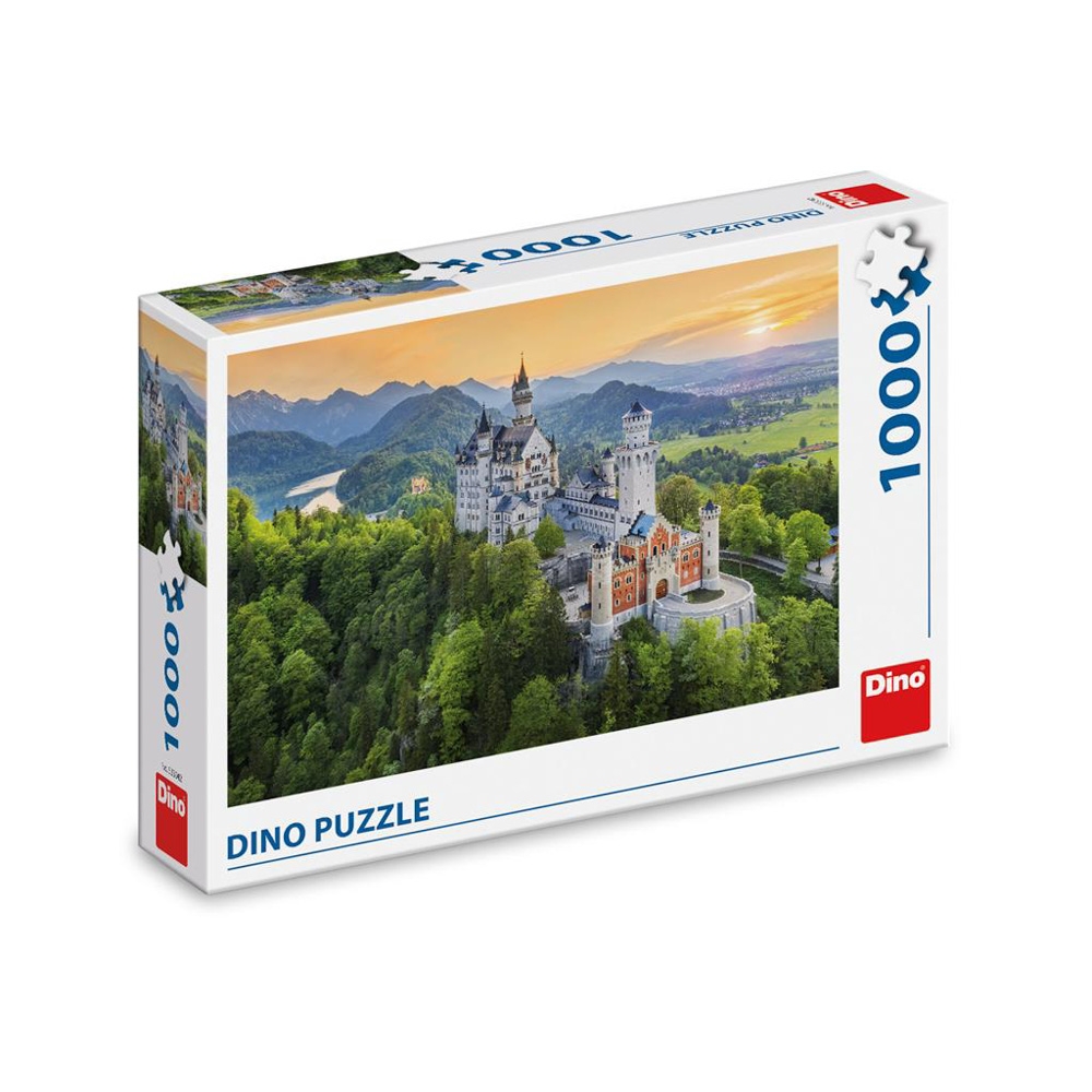 Puzzle 1000 piese, Castelul Neuschwanstein - DINO TOYS