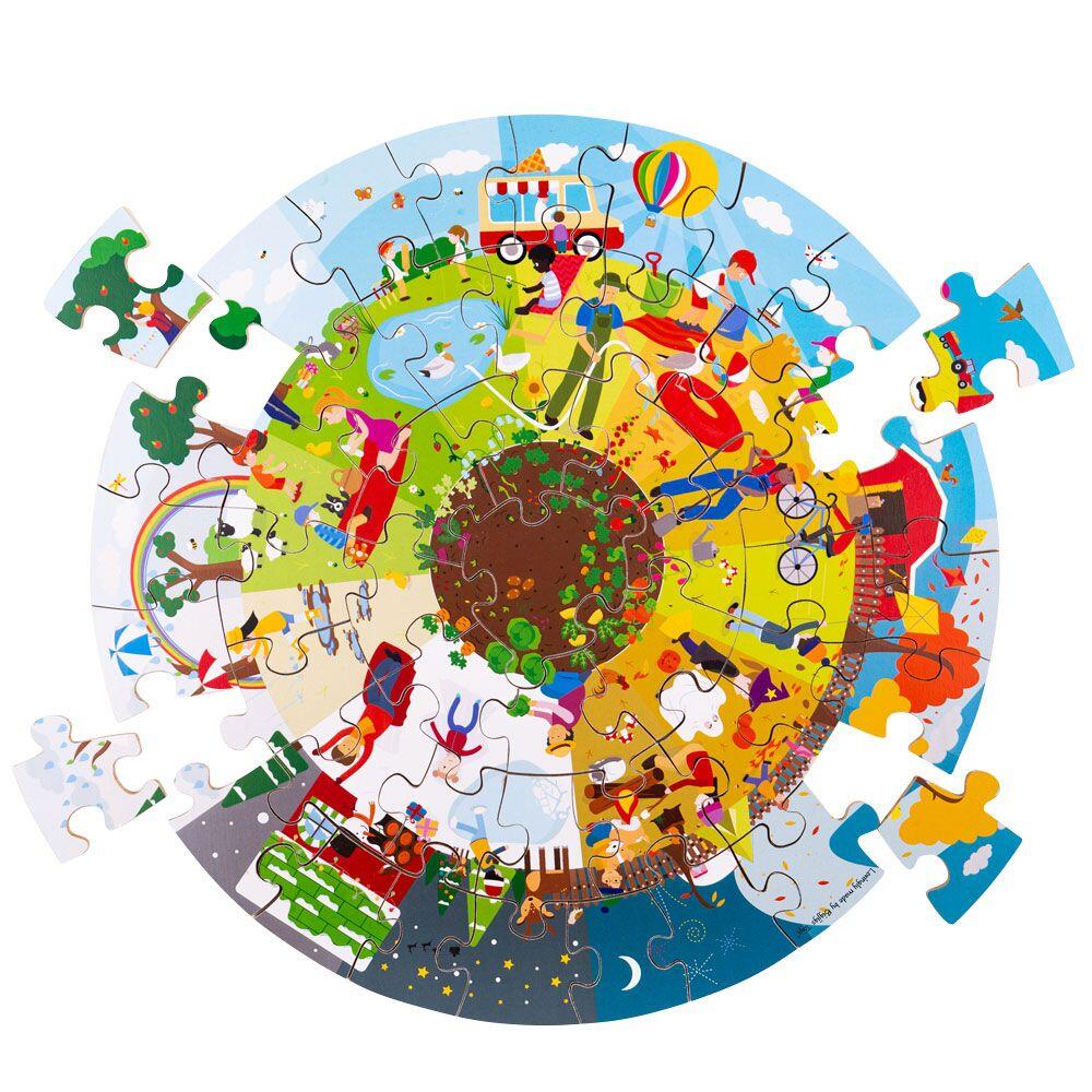 Puzzle de podea 360° - Anotimpurile