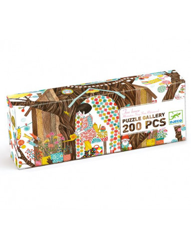 Puzzle galerie Casuta din copac, Djeco