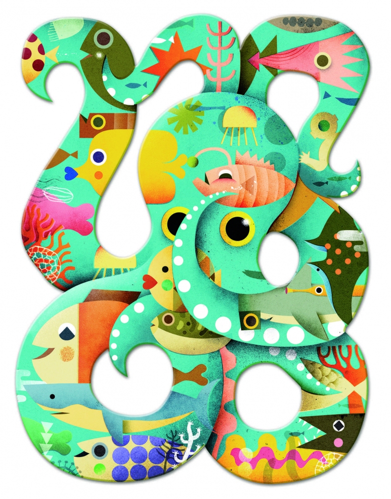 Puzzle Puzz’Art Octopus, Djeco