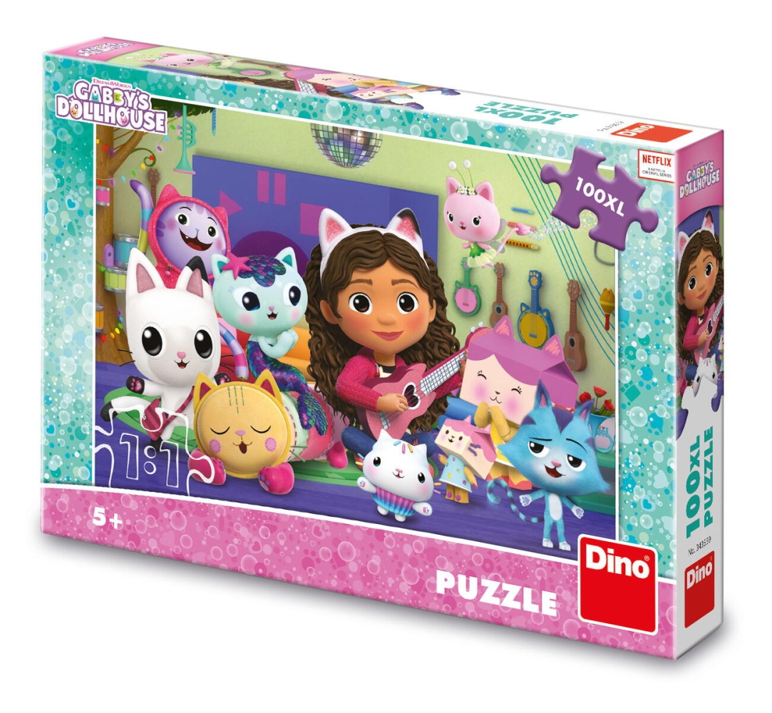 Puzzle - Gabby si ora de muzica (100 piese XL )